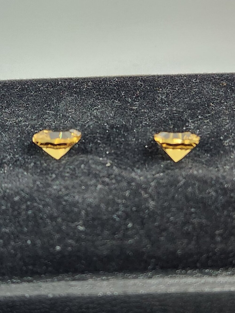VTG Matched Pair Natural Citrine 5.60 CTW Golden Cushion Cut Loose Gemstones 9mm - Picture 4 of 16